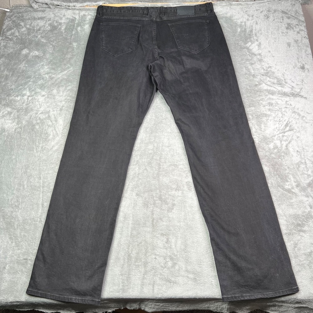 Robert Graham Classic‎ Yates Jeans Mens 38x36 Black Dark Denim Straight Casual - Picture 2 of 16